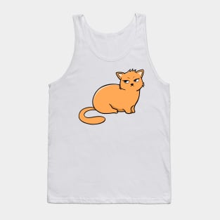 Orange Cat Tank Top